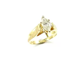 1.1 Carat Diamond Marquis Ring