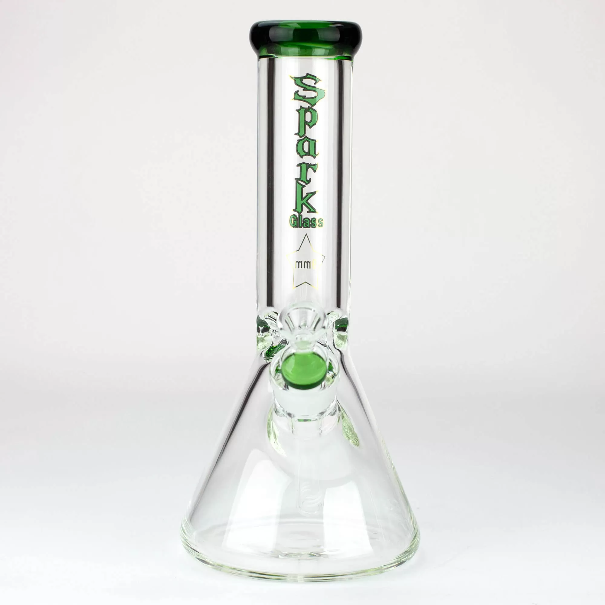 12" SPARK 9mm Glass Beaker Water Bong