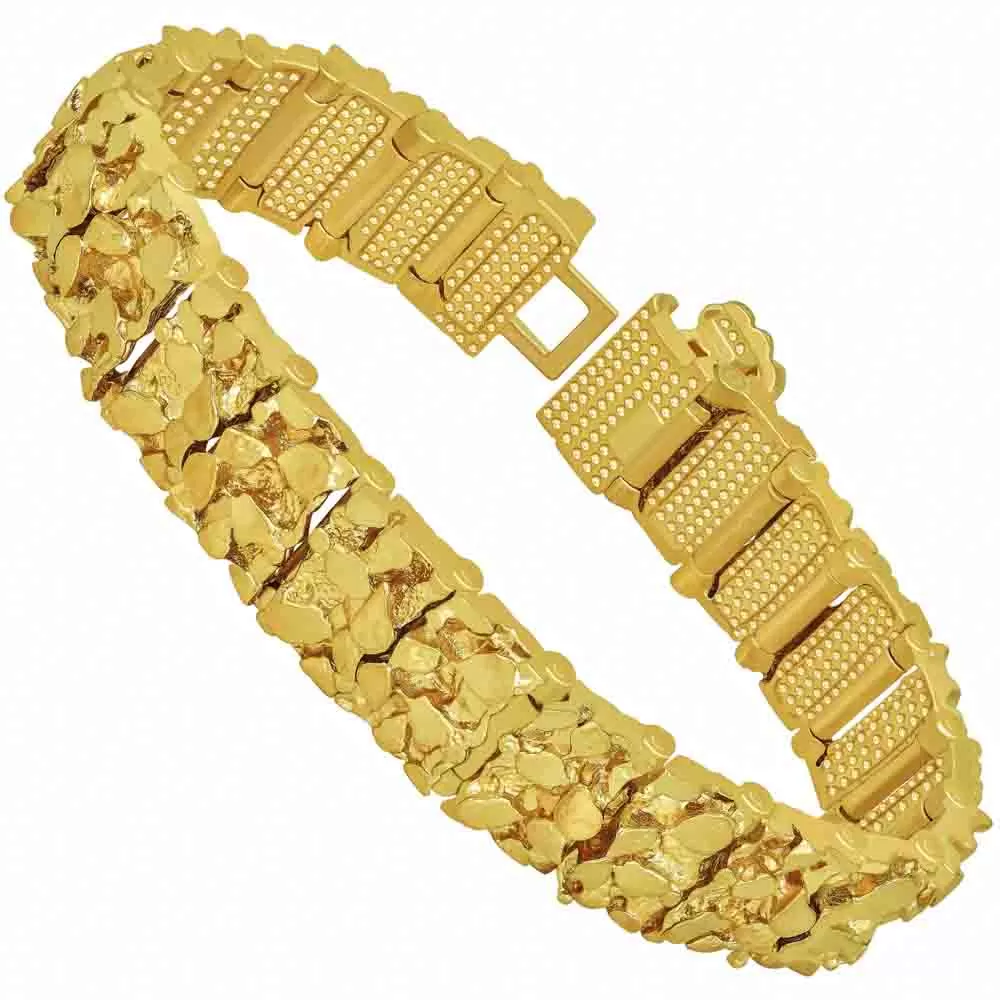 16mm Medium Nugget Bracelet