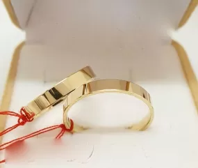 18K Gold Wedding Rings