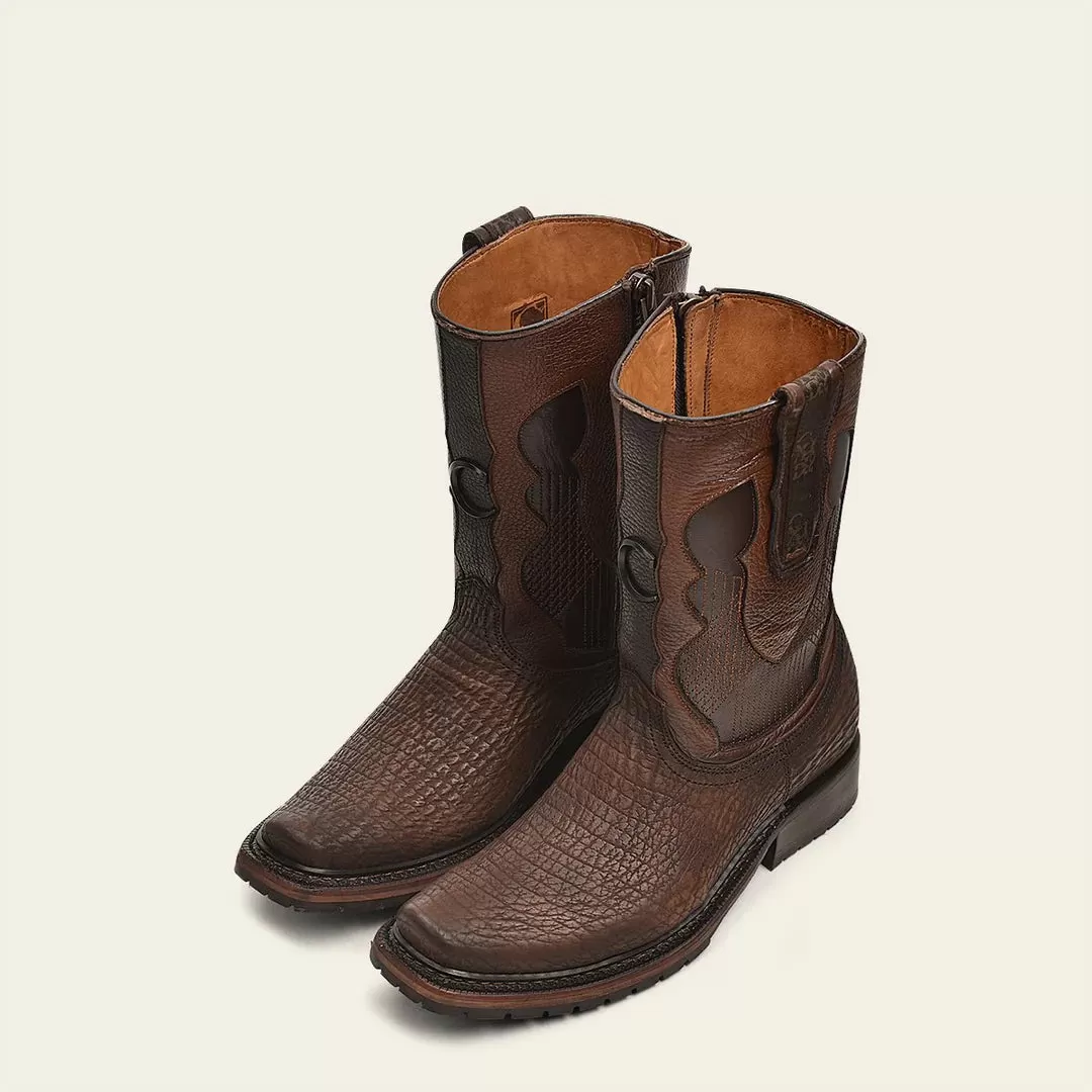 1J2NTI - Cuadra tobacco casual cowboy shark boots for men