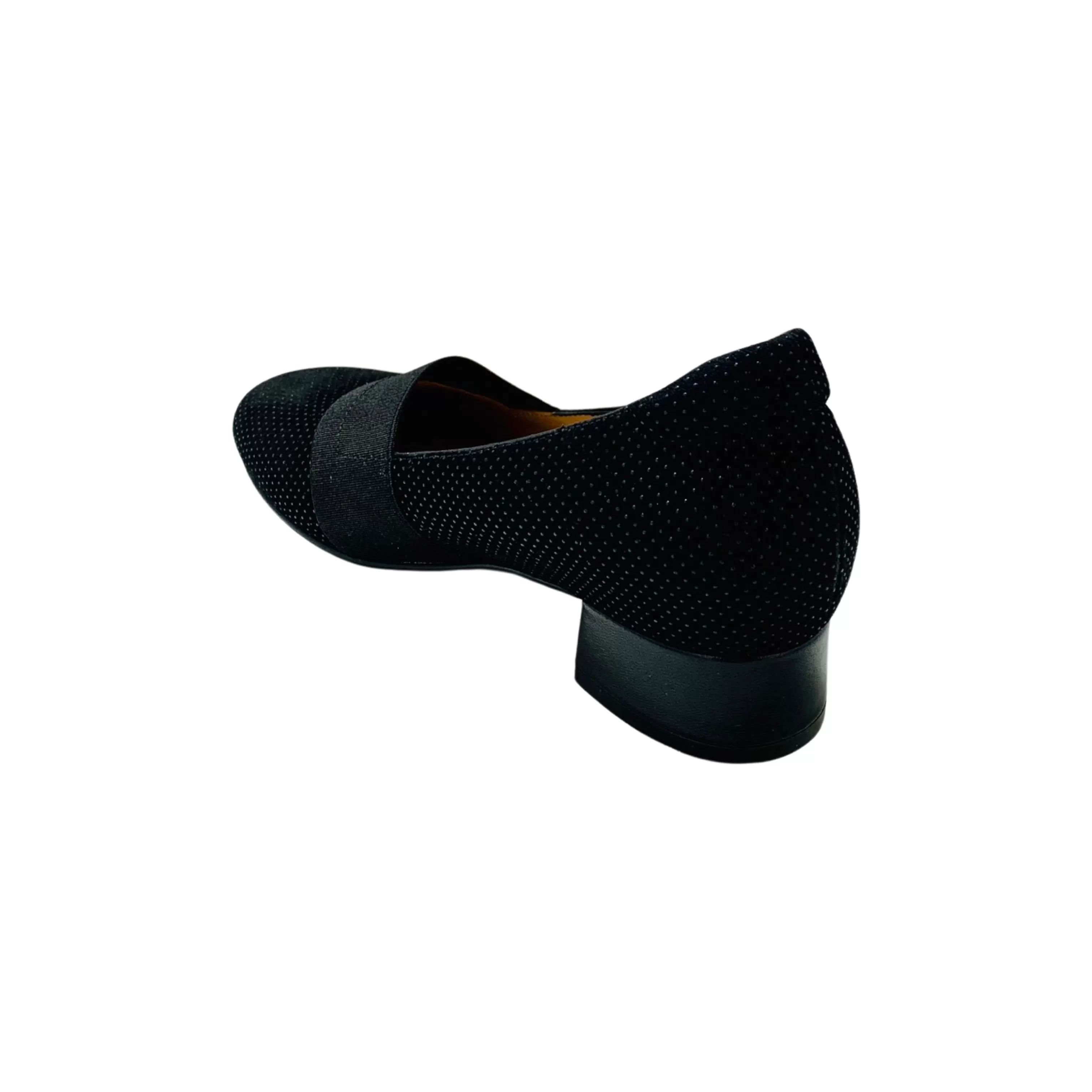 235019 Black Low Heel/Elastic