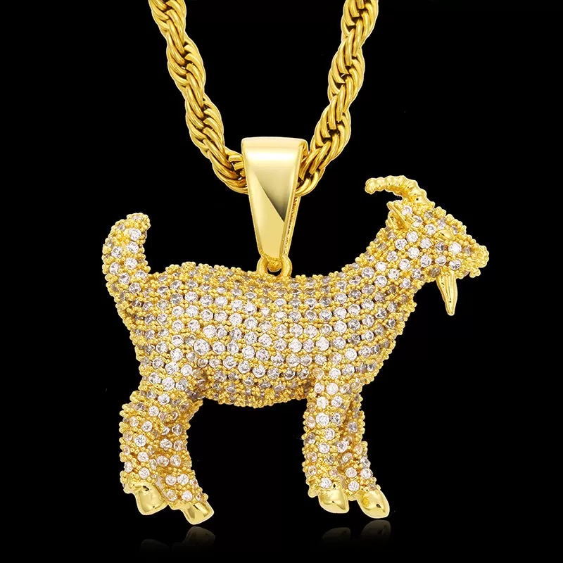 3D Goat Pendant