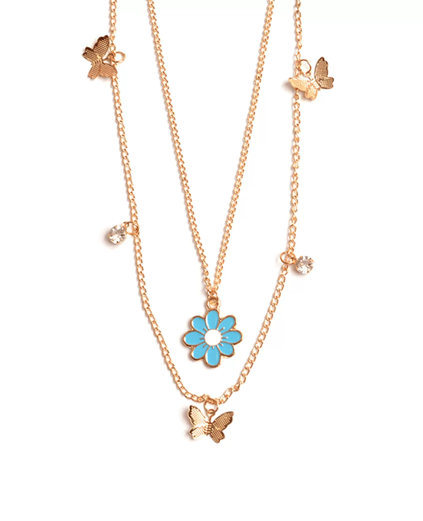 8 Petal Flower Necklace