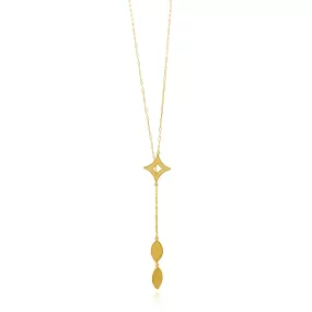 ADDISON GOLD DOBLE LONG NECKLACE FILIGREE