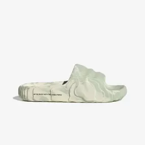 ADILETTE 22 SLIDES 'CREAM WHITE/LINEN GREEN'