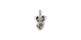 Airedale Terrier Pendant Jewelry Sterling Silver Handmade Dog Pendant AR16-P