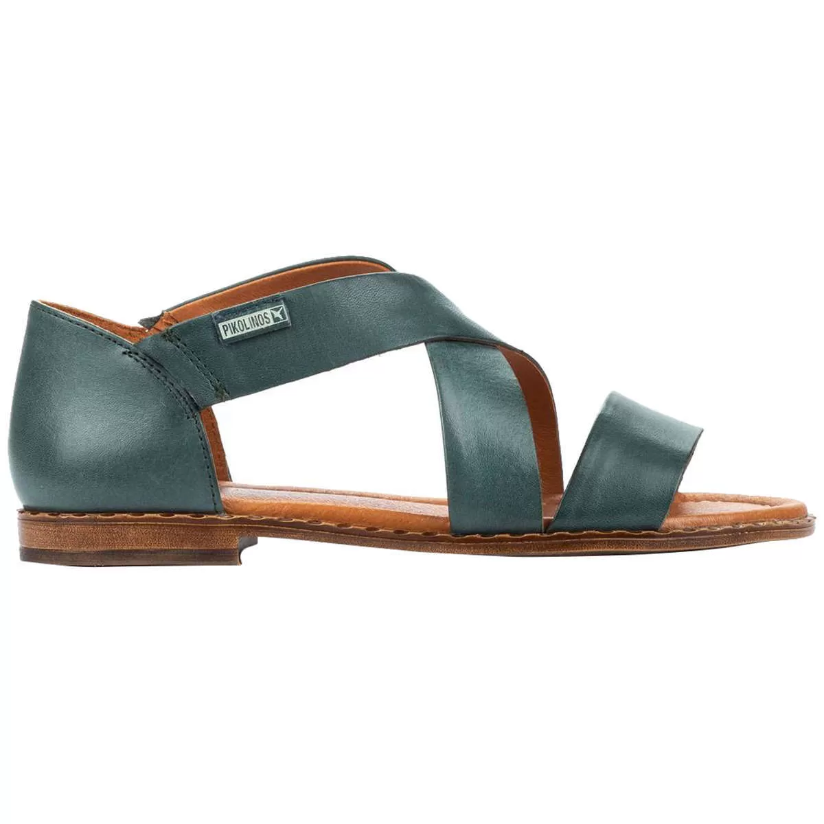 Algar Calfskin Leather Women's Strappy Flat Sandals