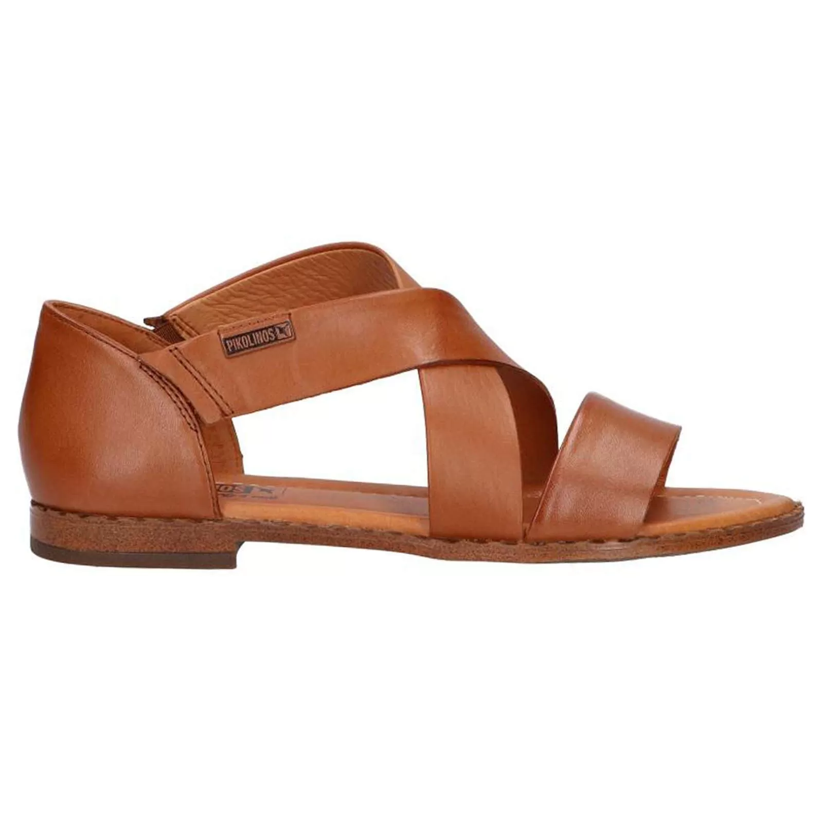 Algar Calfskin Leather Women's Strappy Flat Sandals