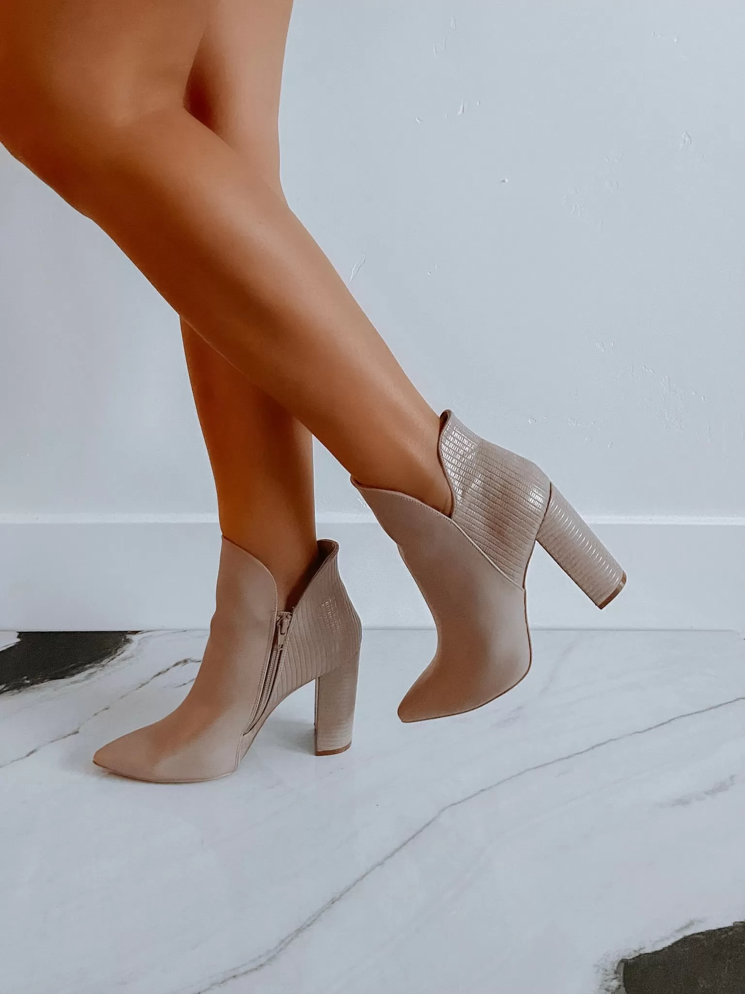 Alice Booties - Taupe