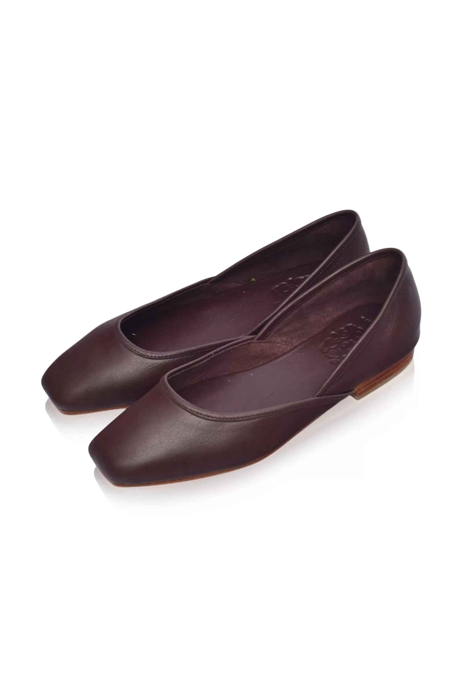 Amore Square Toe Ballet Flats