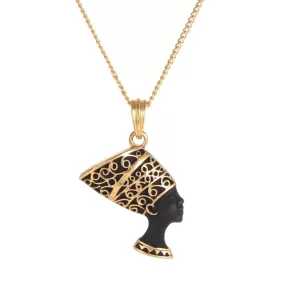 Ancient Egyptian Queen Nefertiti Pendant Necklace