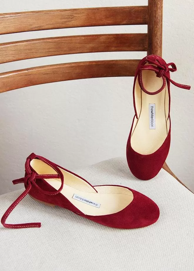 AVIA BALLET FLATS – CHERRY RED