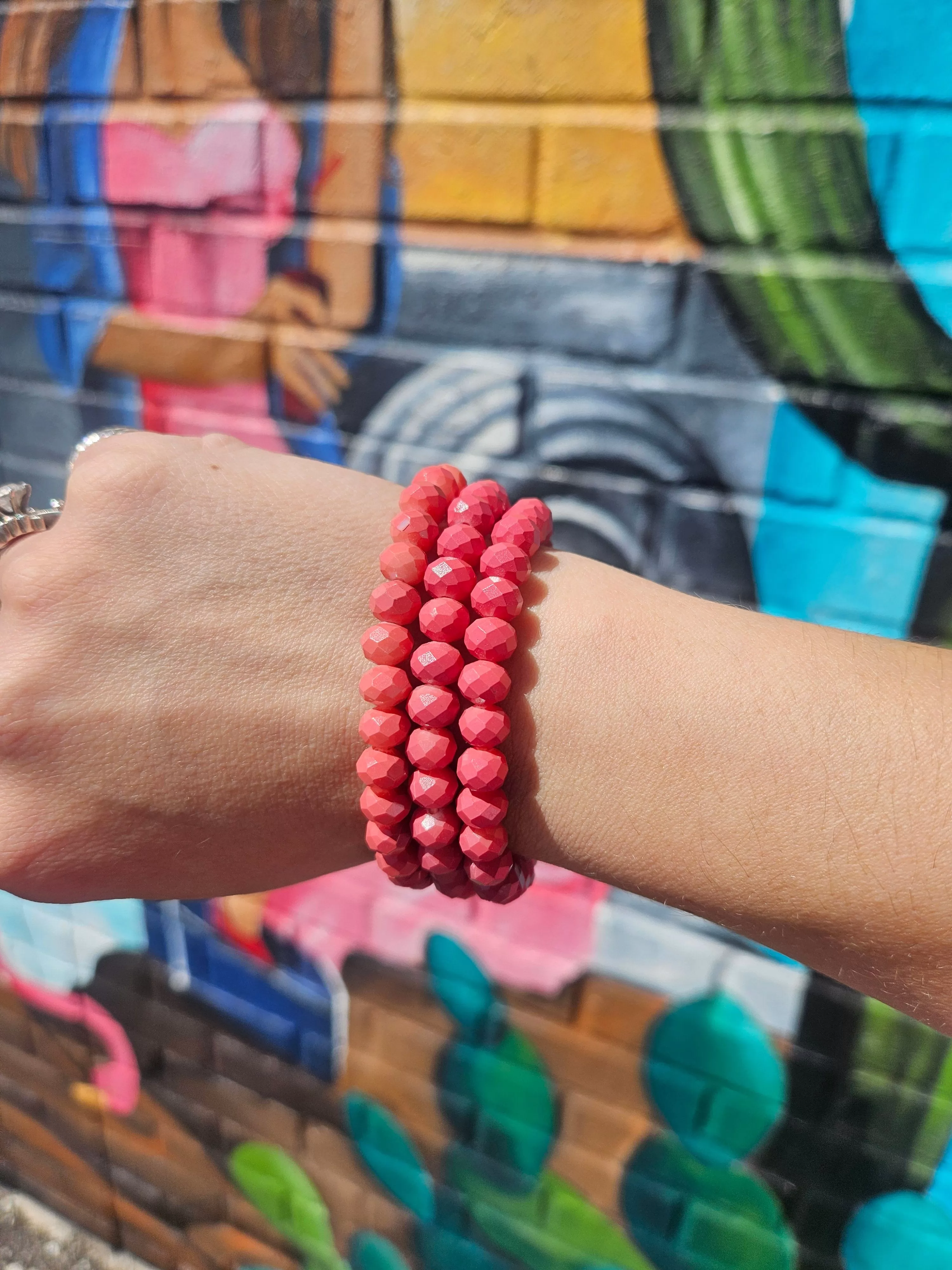 Beaded Game Day Bracelets