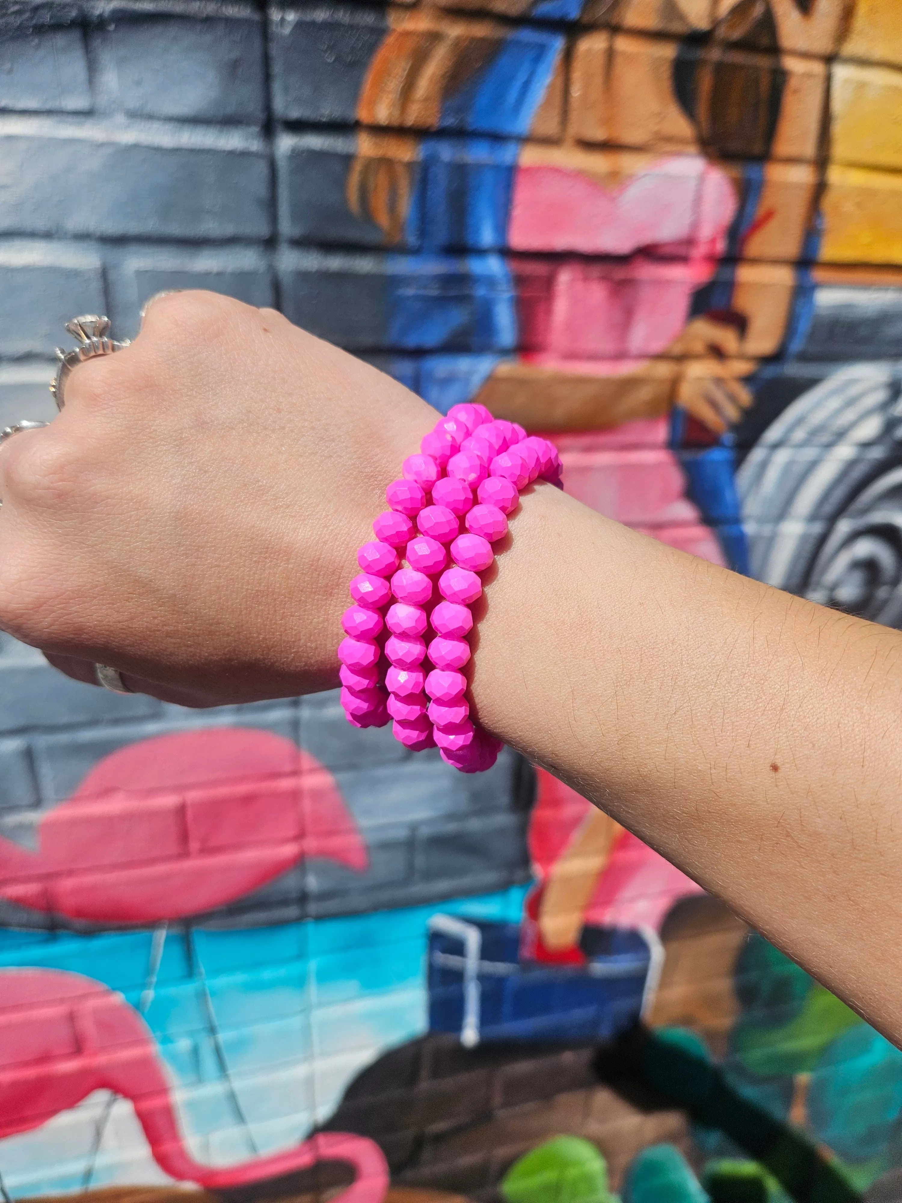 Beaded Game Day Bracelets