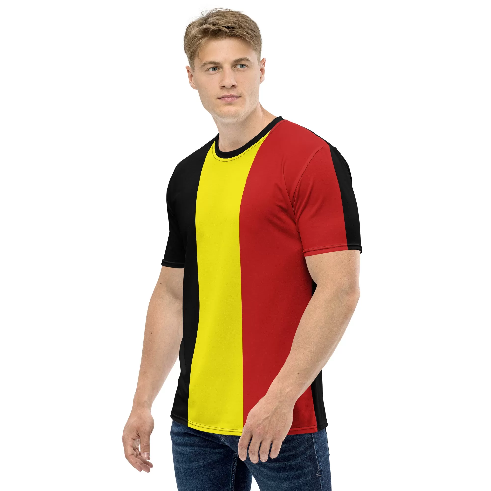 Belgium Flag T-shirt For Men