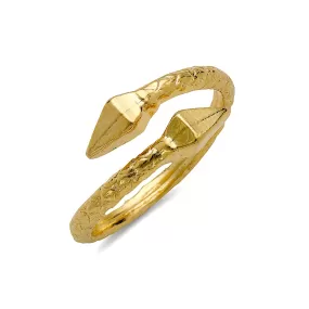 Better Jewelry Pyramid Ends 10K Yellow Gold West Indian Ring