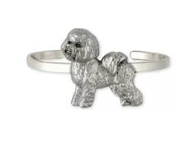 Bichon Frise Bracelet Jewelry Sterling Silver Handmade Dog Bracelet BF22-CB