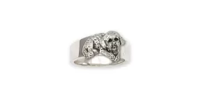 Bichon Frise Ring Jewelry Sterling Silver Handmade Dog Ring BF11-R