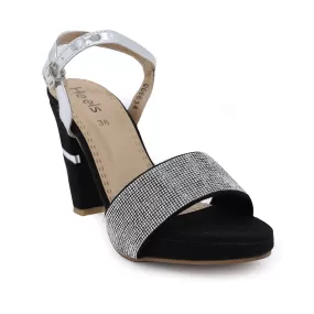 Black Fancy Sandal 066634