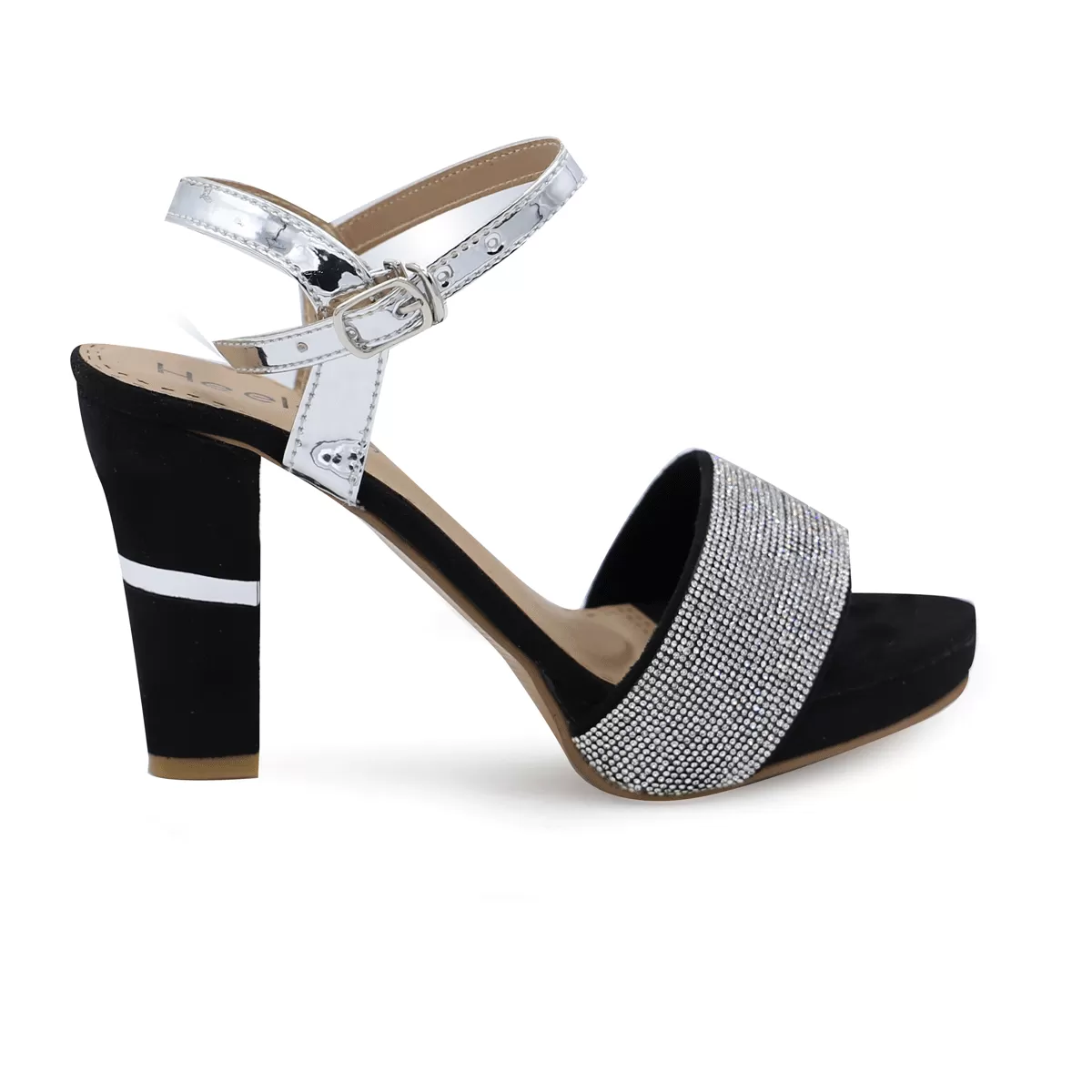 Black Fancy Sandal 066634