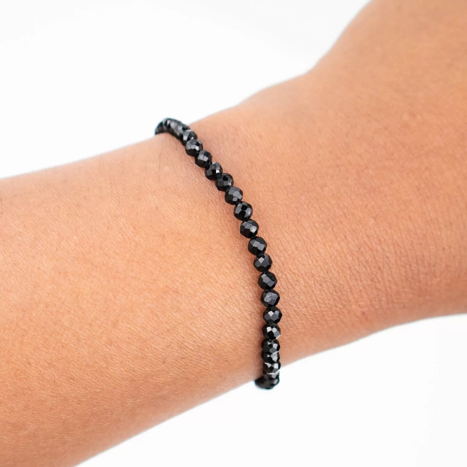 Black Spinel Mini Gemstone Bracelet