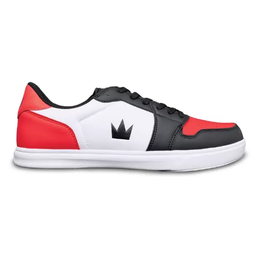 Brunswick Mens Fanatic Black/Red Bowling Shoes