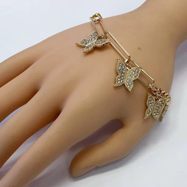 Butterfly Chain  Bracelet