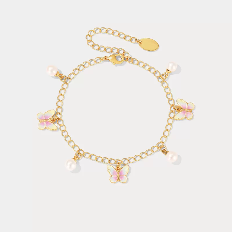 Butterfly Enamel Bracelet