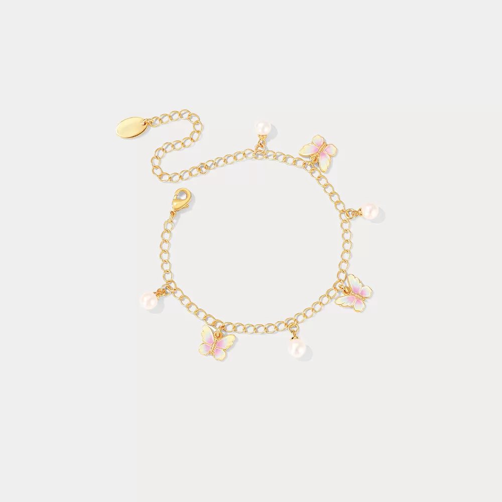 Butterfly Enamel Bracelet