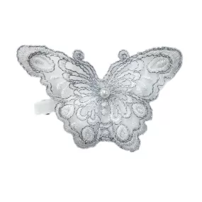 Butterfly Silver Hair Clip