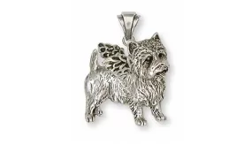 Cairn Terrier Angel Pendant Jewelry Sterling Silver Handmade Dog Pendant CR2-AP