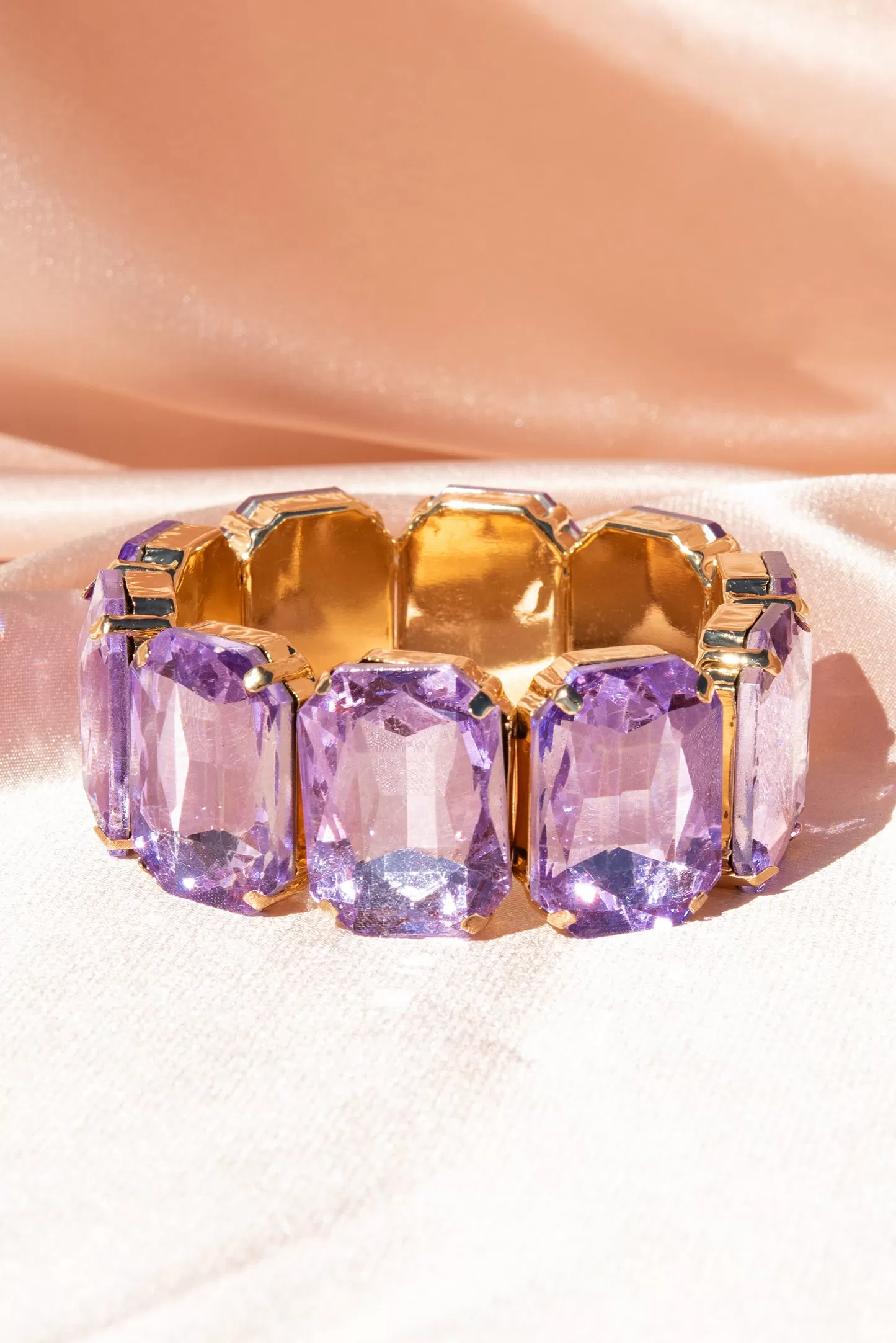 Carrie Octagon Rhinestone Bracelet