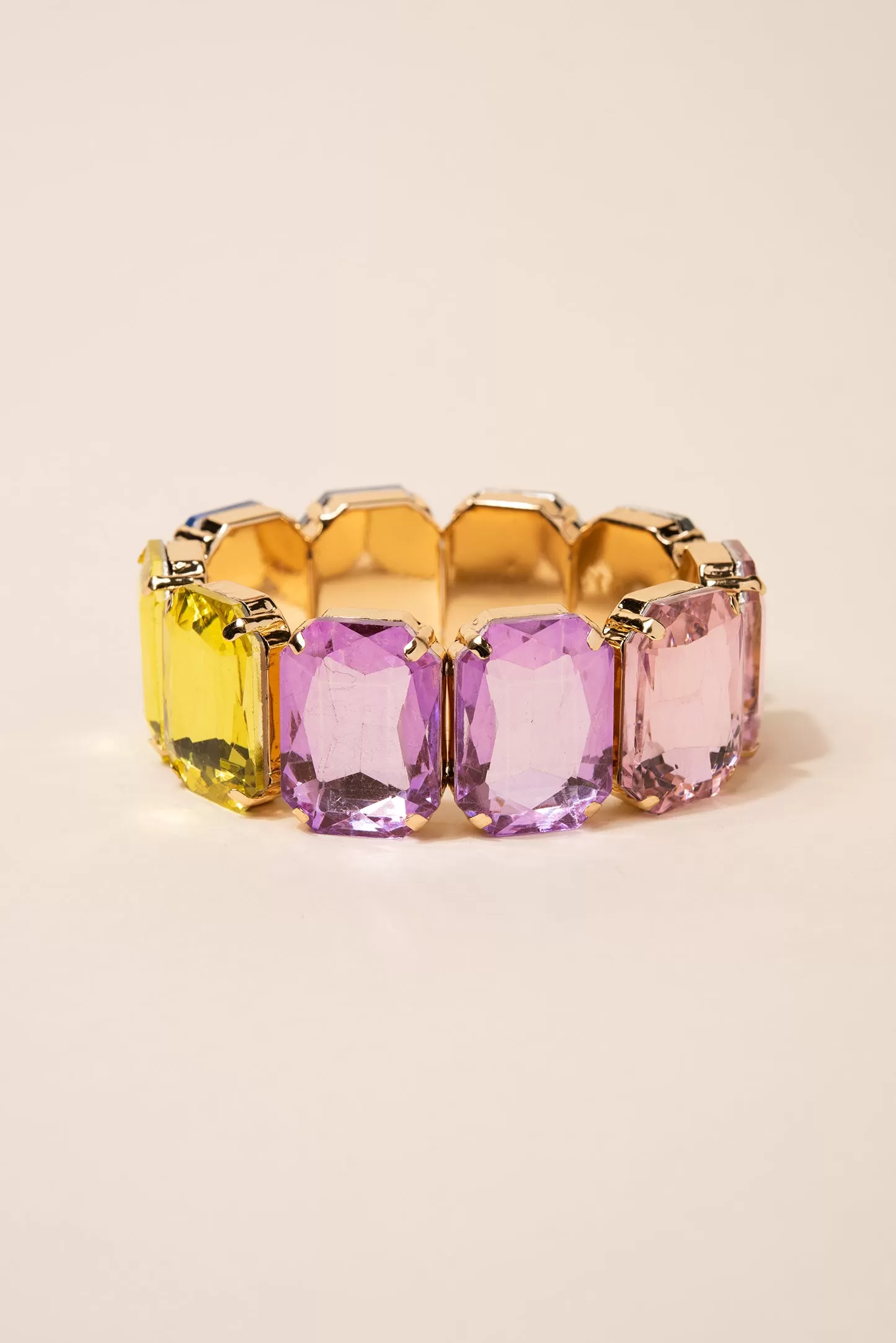 Carrie Octagon Rhinestone Bracelet