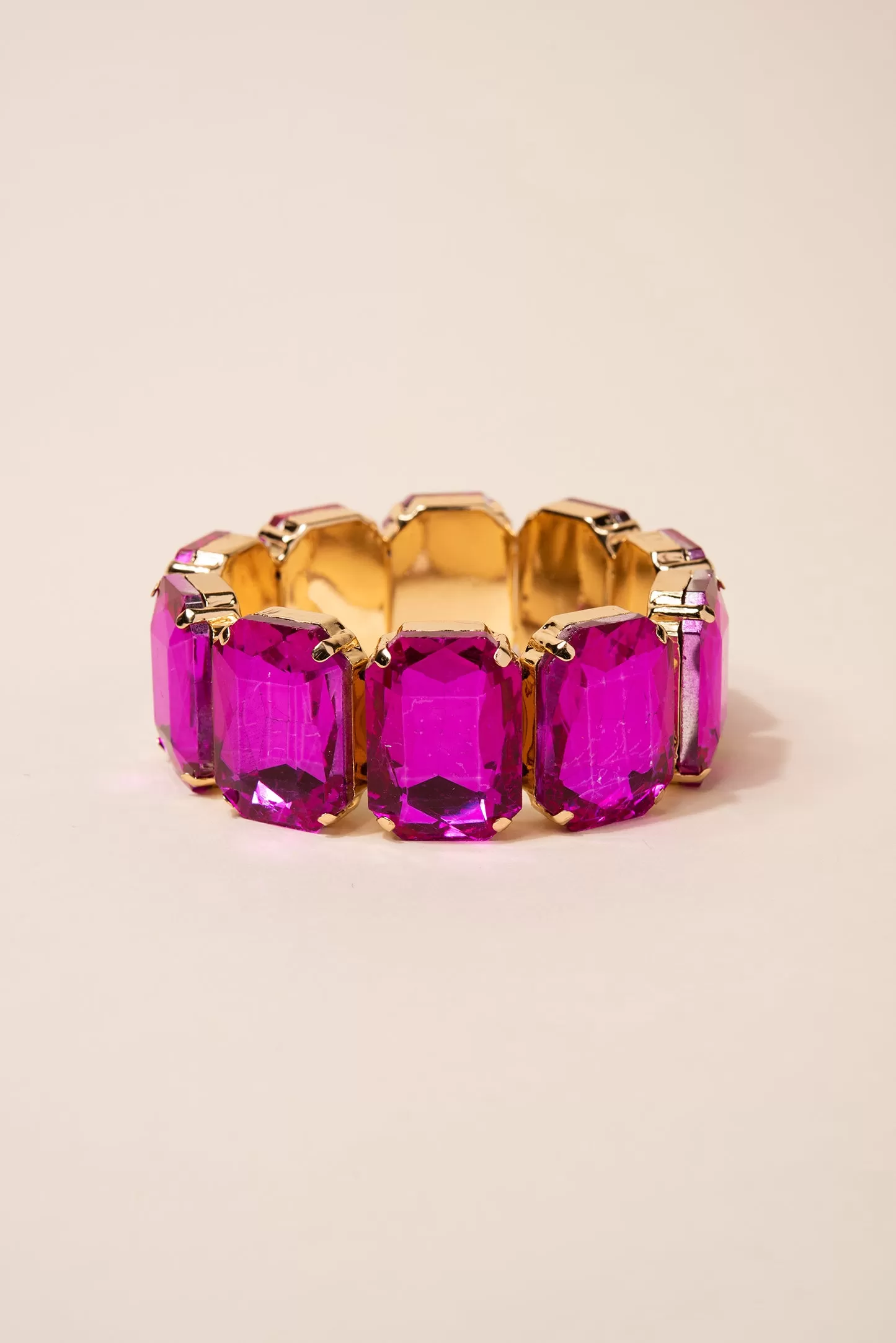 Carrie Octagon Rhinestone Bracelet