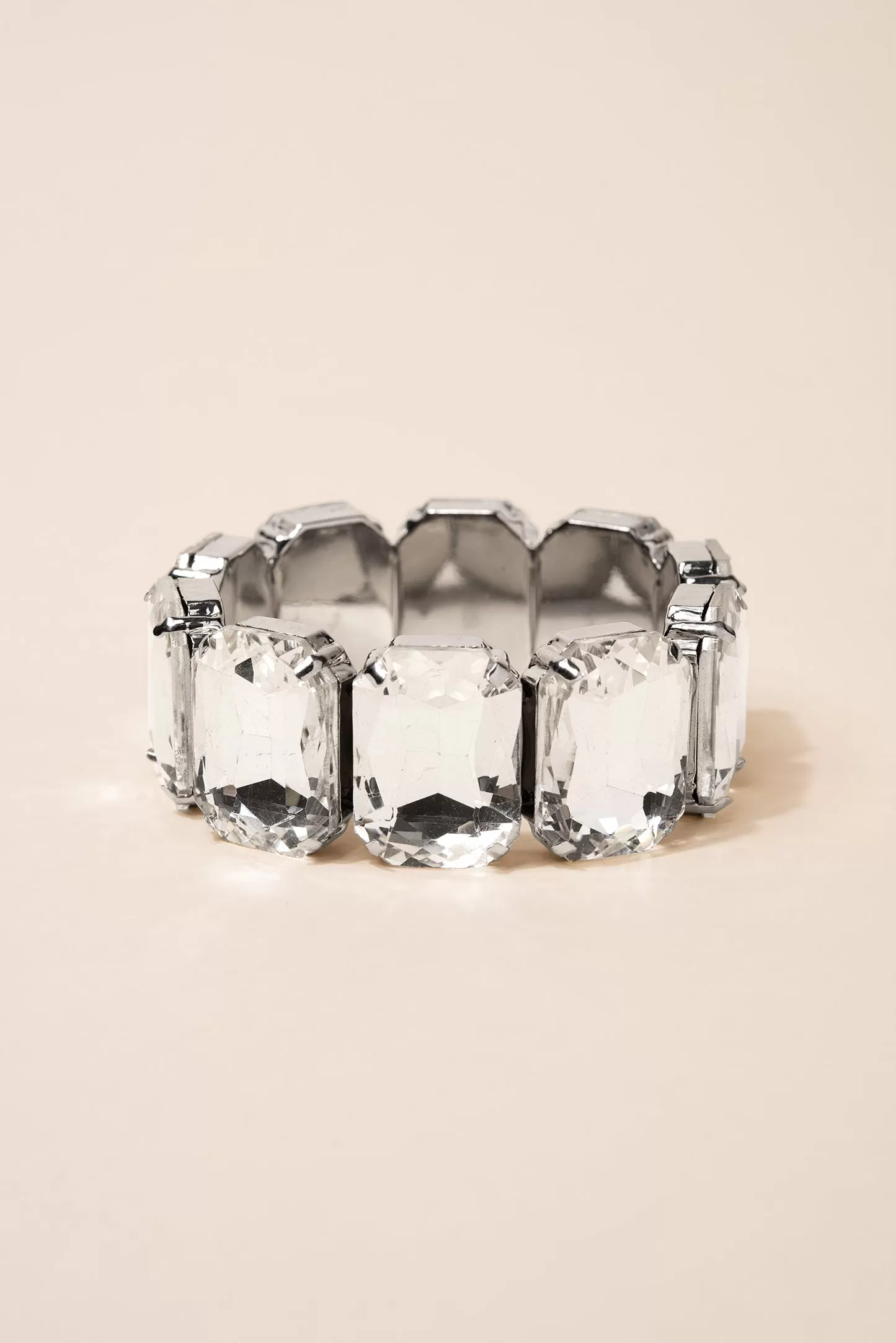 Carrie Octagon Rhinestone Bracelet