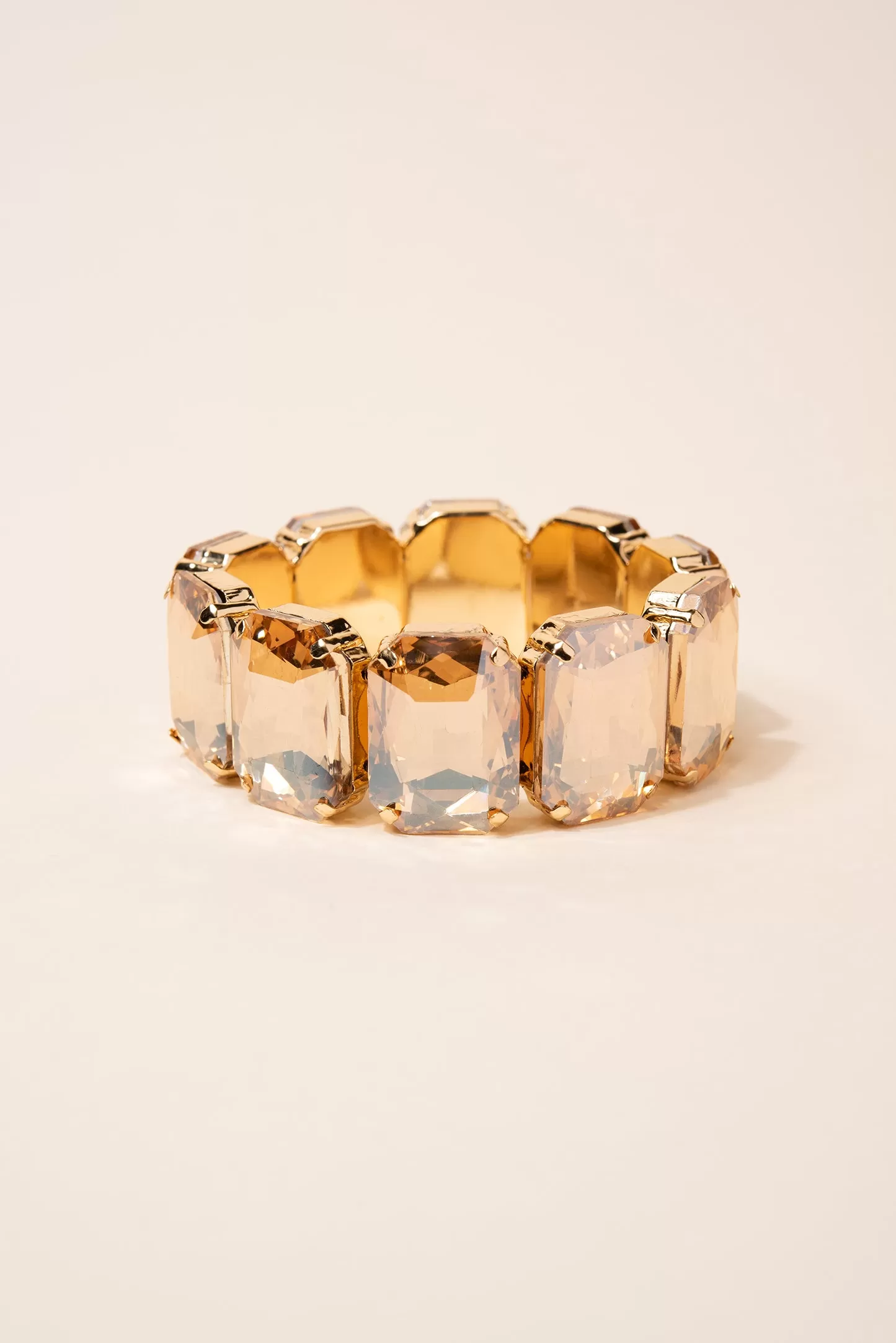 Carrie Octagon Rhinestone Bracelet