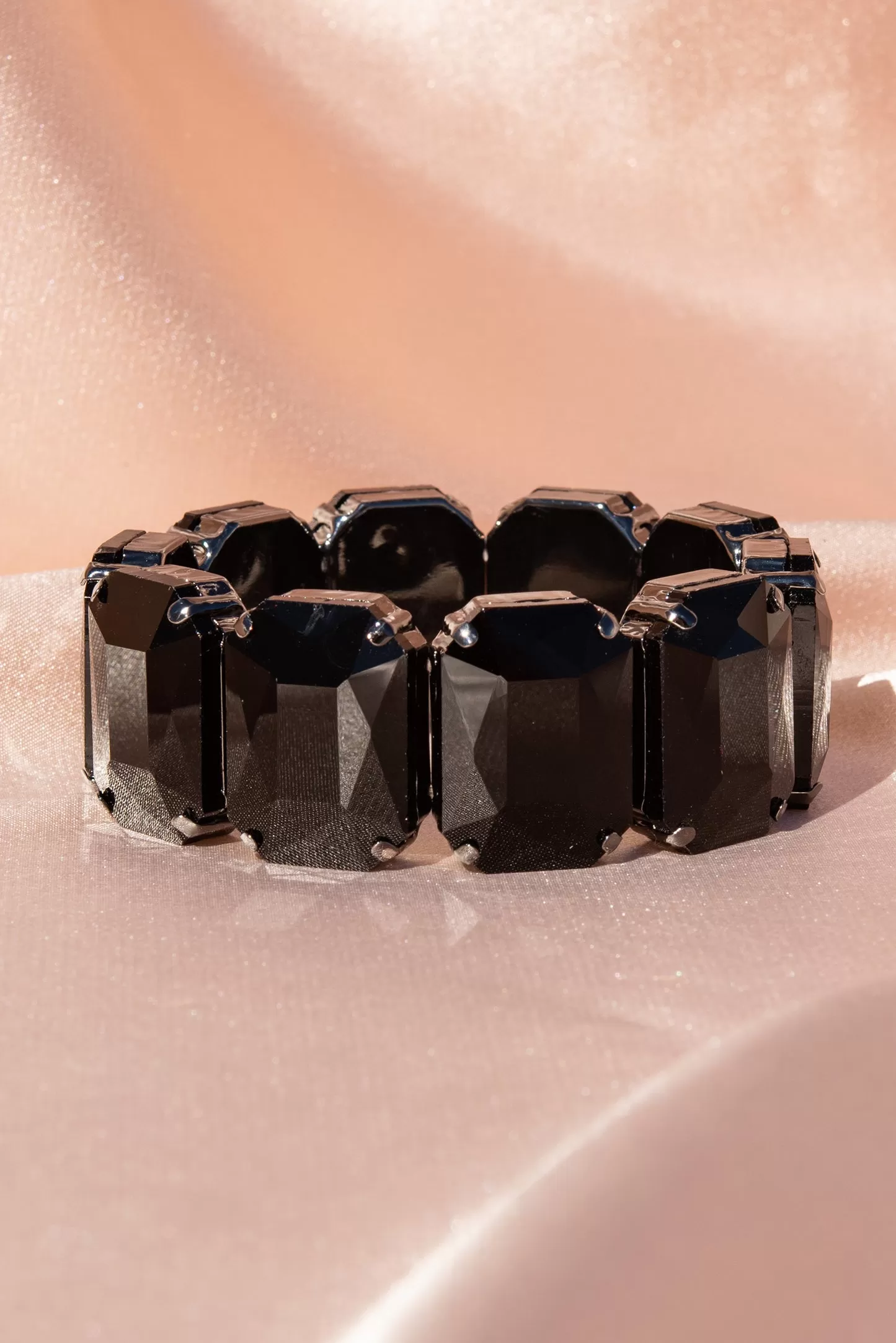 Carrie Octagon Rhinestone Bracelet