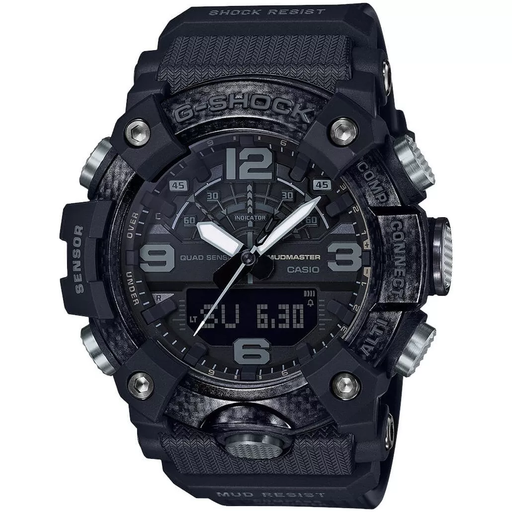 CASIO G-Shock GG-B100-1B Blackout Mudmaster Carbon Watch