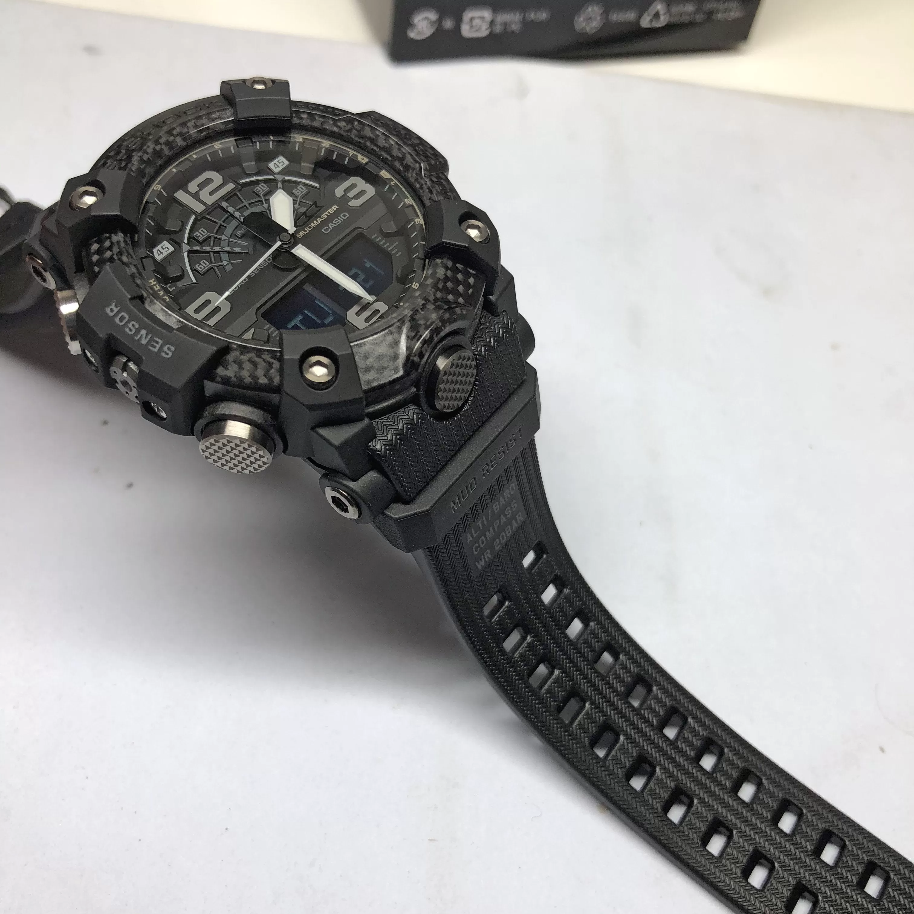 CASIO G-Shock GG-B100-1B Blackout Mudmaster Carbon Watch