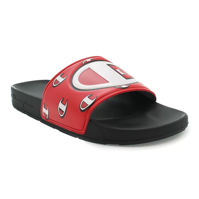 Champion IPO Repeat Black & Red Slides