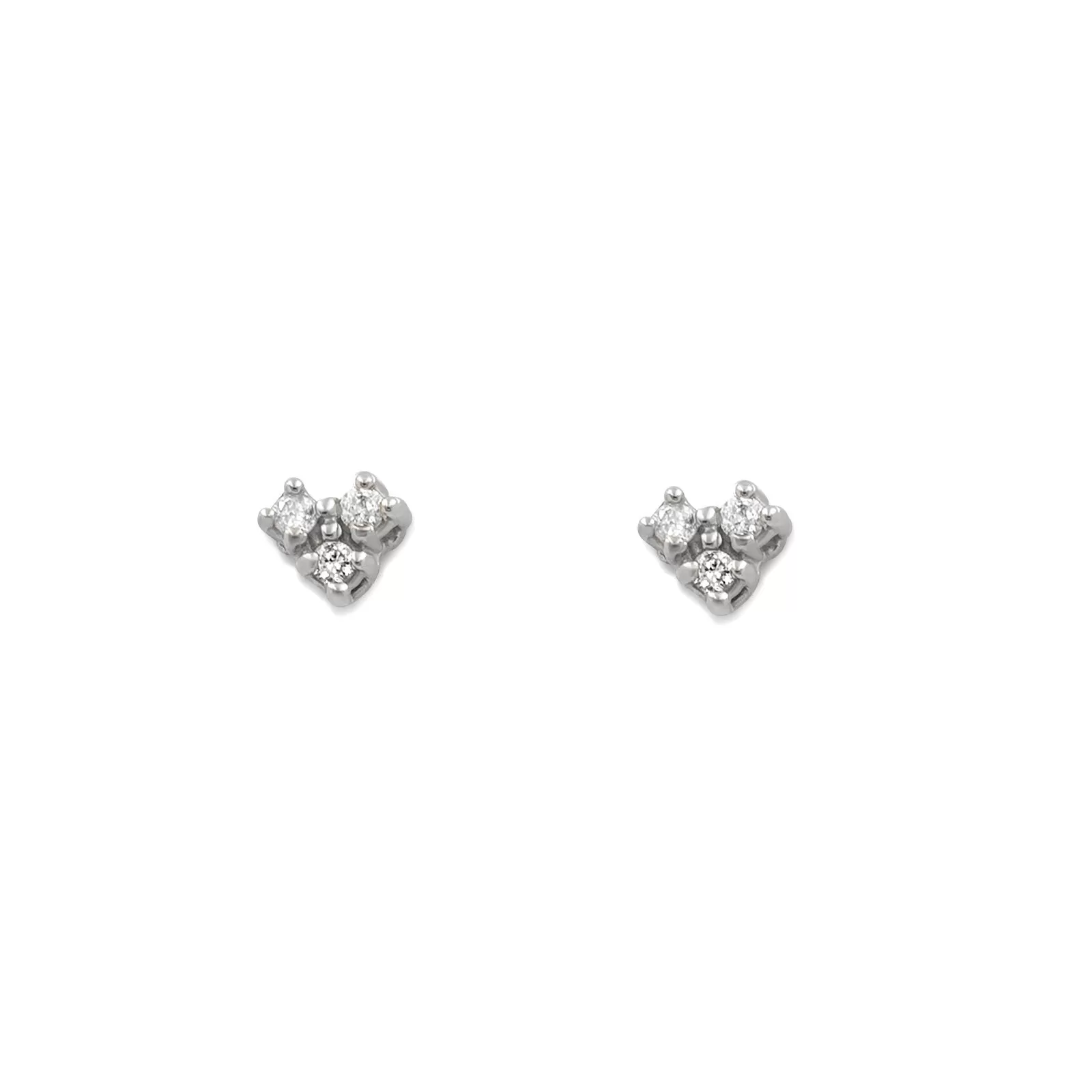 Clara -14K Gold & Diamond Stud Earrings