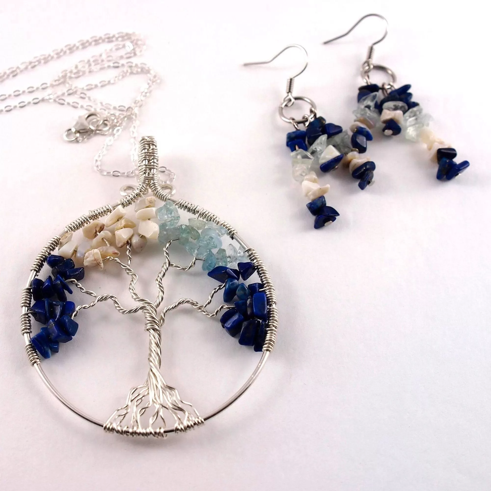 Custom Family Tree Jewelry Set ~ Birthstone Jewelry