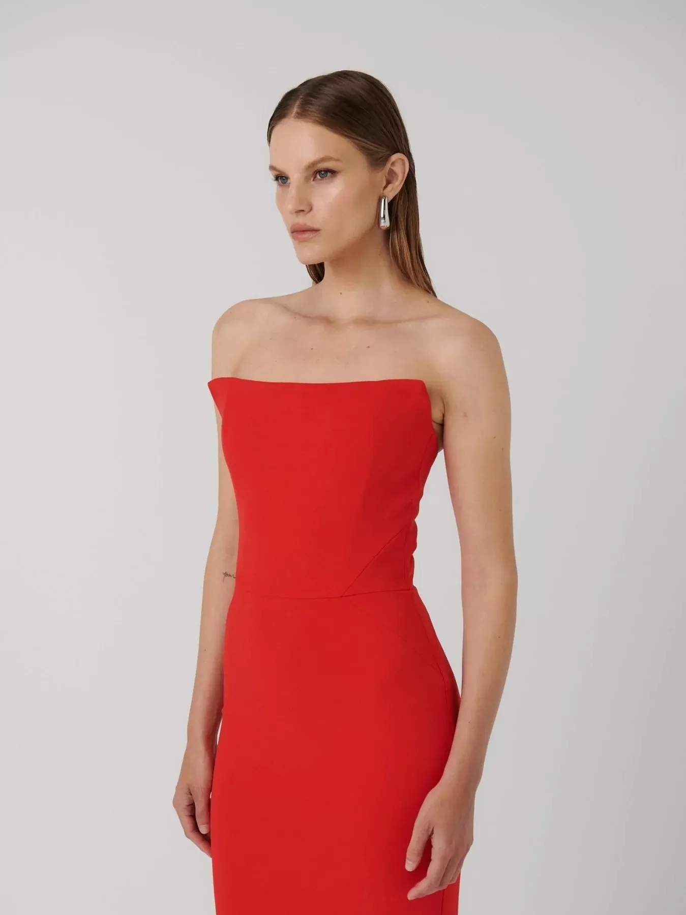 Danna Dress - Cherry Red