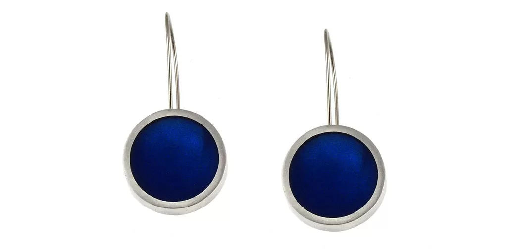 Debra Reiff, Round Resin Earrings