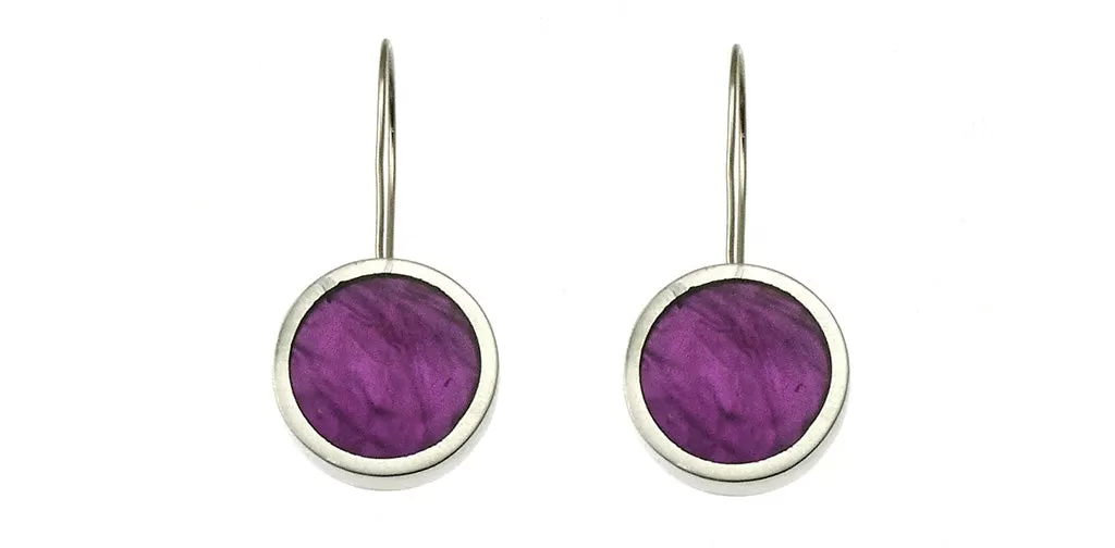 Debra Reiff, Round Resin Earrings