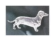 Delbert Dachshund Silver Pin