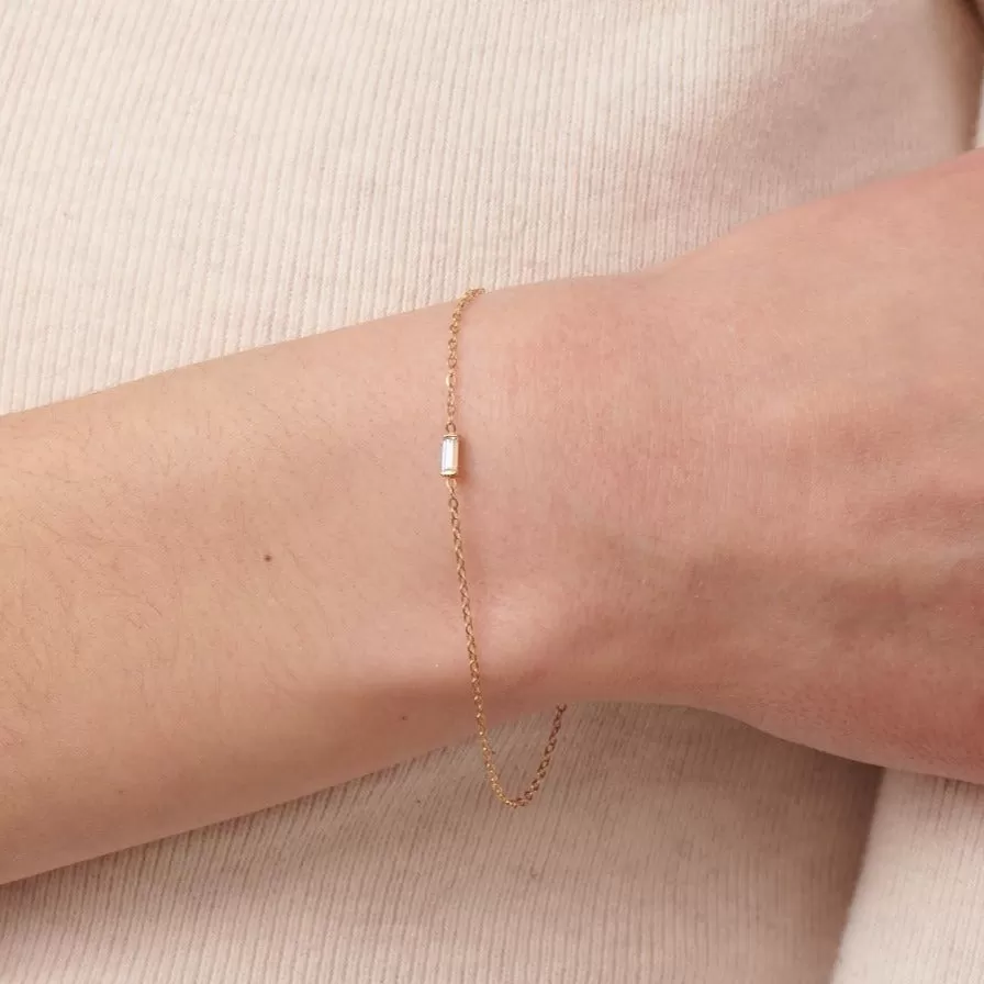 Diamond Baguette Bracelet