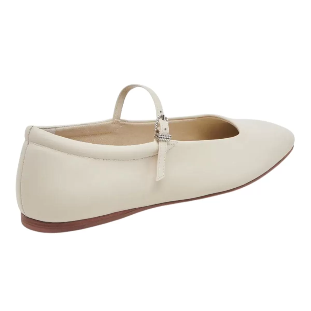 Dolce Vita Women's Reyes Ballet MJ Ivory Leather