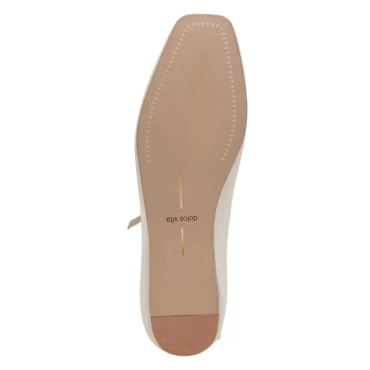 Dolce Vita Women's Reyes Ballet MJ Ivory Leather